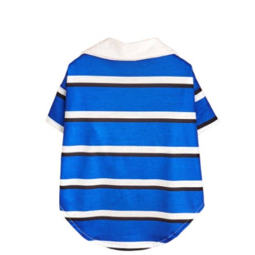 Striped Polo Shirt for Small Dogs and Cats