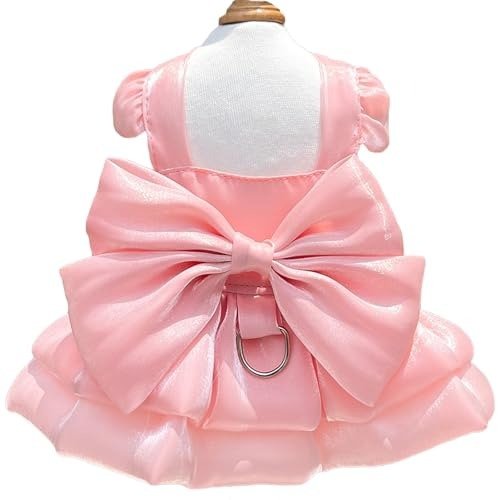 Princess Bow Dress with D-Ring for Small Dogs and Cats - image 3