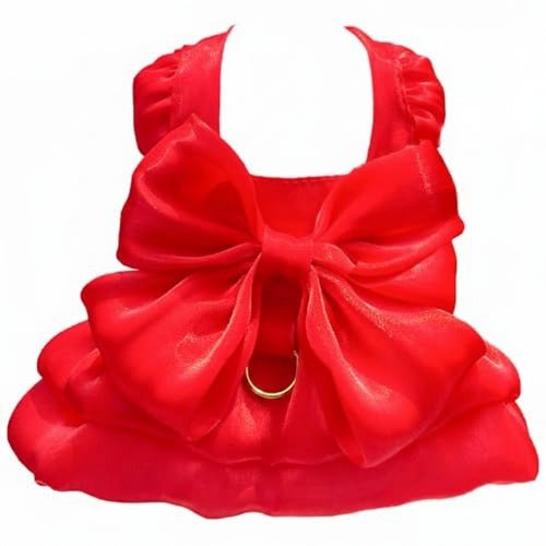 Princess Bow Dress with D-Ring for Small Dogs and Cats - image 2