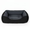 Washable Bolster Pet Bed with Raised Rim - image 2