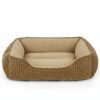Washable Bolster Pet Bed with Raised Rim - image 3